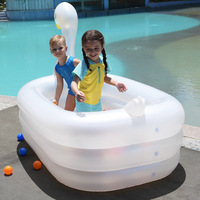 Piscine gonflable pour enfants en forme de canard, en PVC, épaissie et résistante à l'usure, pour les activités de natation et de baignade
