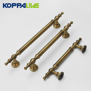 Koppalive rustica in ottone manici Vintage <span class=keywords><strong>per</strong></span> <span class=keywords><strong>mobili</strong></span> maniglia Hardware in ottone antico manici <span class=keywords><strong>per</strong></span> armadietti da cucina - Product Image 1