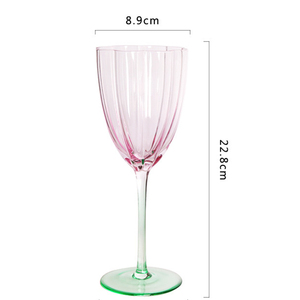 Taza de alto lujo de Color caramelo, cristal brillante, regalo creativo de cristal, fiesta, boda, copa de cristal rosa - Product Image 2