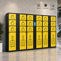 Casillero Inteligente para Equipaje 2026 con Pago por QR, Acero Resistente, Gran Capacidad, Alquiler de Gabinetes de Almacenamiento para Atracciones Turísticas y Aeropuertos, Maleta de 28 Pulgadas