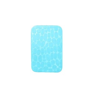 Tapis de bain en polaire corail Cangming, gaufré, épaissi, absorbant, antidérapant, moderne, simple, couleur unie, lavable à la main, pour salle de bain - Product Image 3
