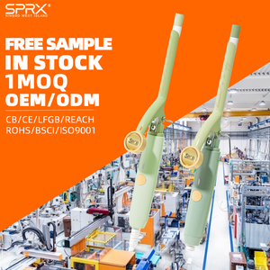 เครื่องม้วนผมไฟฟ้าแบบพกพาขนาดเล็กสีเขียว รุ่นปรับแต่งได้ สำหรับมืออาชีพ - Product Image 1