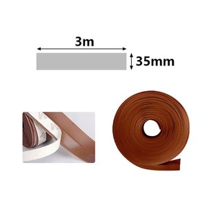 * Uscita * chiusura adesiva paraspifferi per porte 3 metri x 35mm isolamento termico e tiraggio di esclusione colore marrone-casa e - Product Image 3