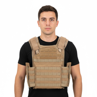Gilet tactique Molle, sécurité corporelle en plein air, gilet porte-plaque tactique à libération rapide pour hommes