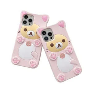 Magnetic Cute Cat Paw Bear Shaped Protective Phone Case For iPhone 14 13 12 11 Pro Max Mini X XS XR Max 8 7 6s Plus