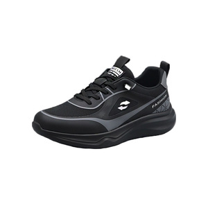 รองเท้าวิ่งตาข่ายสำหรับผู้ชายรองเท้าพื้นรองเท้ายาง EVA ระบายอากาศได้พื้นรองเท้าด้านนอกรองเท้ากีฬาลำลองซับในฤดูร้อน - Product Image 3