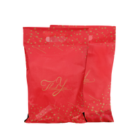 Sacs de courrier en plastique avec Logo rose, sacs de courrier en Nylon pour cosmétiques, pochette créative pour le commerce électronique, sac de courrier auto-scellant