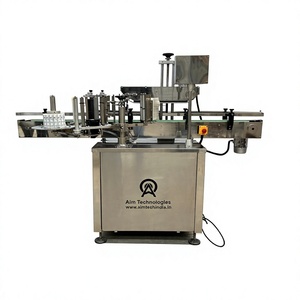 Machine d'étiquetage automatique pour bouteilles rondes, électrique, avec commande PLC par écran tactile, pour l'industrie agroalimentaire - Product Image 6