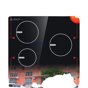 Table de cuisson à <span class=keywords><strong>induction</strong></span> double encastrée de 30cm avec cuisinière à <span class=keywords><strong>induction</strong></span> à <span class=keywords><strong>2</strong></span> brûleurs en verre blanc - Product Image 3