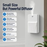 Diffuseur de parfum commercial intelligent avec double buse d'atomisation, grande bouteille d'huile de 950 ml, contrôle Bluetooth