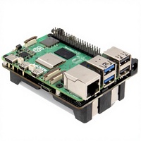 Carte de développement Raspberry Pi 4B (SBC) avec 2 Go de RAM, système d'exploitation Linux et interface Type-C/USB pour projets DIY