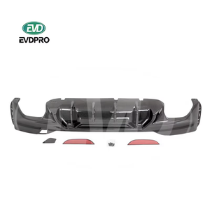 Para <span class=keywords><strong>Bmw</strong></span> <span class=keywords><strong>5</strong></span> Series G30 G38 m-tech 2017-2019 difusor trasero de fibra de carbono - Product Image 2