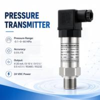 Transmetteur de pression en acier inoxydable haute précision 4-20mA RS485 pour pompe à eau hydraulique à usage industriel