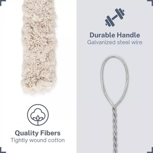 Écouvillon applicateur de brosse de lubrifiant de pneu 11.5 "de longueur Auto coton doux OEM lubrifiant de pneu de qualité industrielle personnalisable - Product Image 2