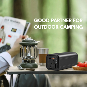 Xách tay máy tính xách tay ngân hàng điện nhôm phổ 27000mAh 100W AC Outlet 60W PD USB C Sạc Bên Ngoài Pin 110V 220V - Product Image 5