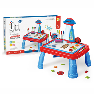 Giocattoli da disegno in plastica educativi precoci per bambini giocattoli da disegno con torcia elettrica da tavolo da disegno - Product Image 3