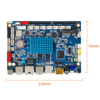Carte mère de distributeur automatique rockchip Rk3288 arm lvds android Linux carte de contrôle LED
