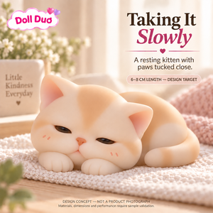 ตุ๊กตาซิลิโคนขนาด 4 นิ้ว รุ่น Doll Duo Custom ลายสัตว์น่ารัก แมว แมวน้ำ ดีไซน์แบบสั่งทำพิเศษ ของขวัญคริสต์มาสสำหรับเด็ก - Product Image 2