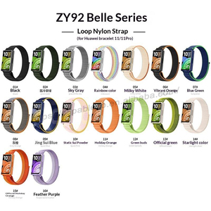 Nuovo Cinturino Regolabile in Nylon per Smartwatch, Compatibile con <span class=keywords><strong>Huawei</strong></span> <span class=keywords><strong>Band</strong></span> 11/11 Pro, Accessori - Product Image 6