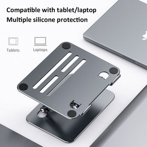 Boneruy <span class=keywords><strong>Support</strong></span> ergonomique ventilé et flexible <span class=keywords><strong>pour</strong></span> ordinateur <span class=keywords><strong>portable</strong></span>, <span class=keywords><strong>support</strong></span> de téléphone pliable et robuste <span class=keywords><strong>pour</strong></span> bureau, compatible avec les ordinateurs portables et les téléphones. - Product Image 5