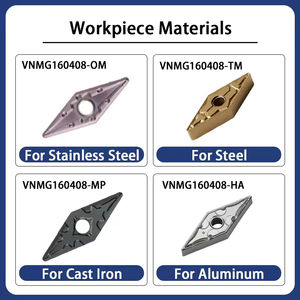 CCMT CNMG TNMG WNMG VNMG Wolfram CNC Carbide Plaatjes CNC Snijplaatjes Machine Originele Carbide Draaibeitels voor Draaibank - Product Image 4