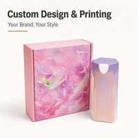 Boîte d'emballage magnétique rigide en carton recyclable sur mesure, boîte cadeau pliante de luxe avec couvercle magnétique