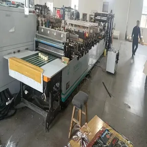 fully automatic High speed Three side middle side sealing biodegradable plastic paper bag making machine price for food package