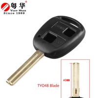 Porte-clés de voiture à transpondeur 2 3 boutons pour Lexus Es Rx Is Lx Gs Is200 Rx300 Es300 Ls400 Gx460
