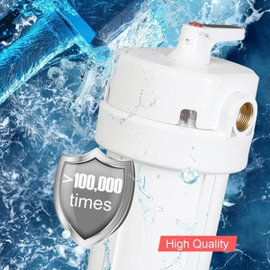Filtro de <span class=keywords><strong>agua</strong></span> prefiltrante Easy Housing con cartucho de ducha, recipiente recargable, jarra, bloque de carbón mineral alcalino para <span class=keywords><strong>agua</strong></span> filtrada en el hogar - Product Image 2