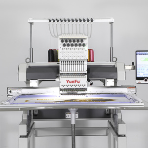 เครื่องเย็บปักถักร้อยด้วยคอมพิวเตอร์แบบ1201E BL รุ่นใหม่หัว1หัว12เข็มสำหรับหมวก/เสื้อผ้าแบนโมโนแกรมเครื่องยนต์ที่มีคุณภาพ - Product Image 3