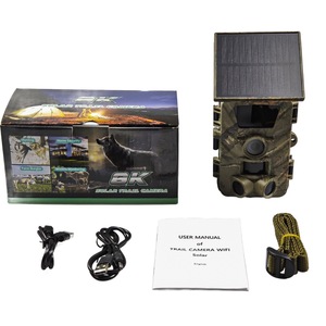 <span class=keywords><strong>Caméra</strong></span> <span class=keywords><strong>de</strong></span> <span class=keywords><strong>chasse</strong></span> solaire 4K 60MP WiFi <span class=keywords><strong>Bluetooth</strong></span> avec panneau solaire, étanche IP66 - Product Image 1
