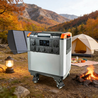 Générateur d'énergie portable BIGINVERTER 4000W, énergie propre, pour les aventures en plein air, les sites de travail isolés et les situations de secours hors réseau.