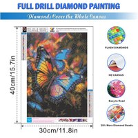 Nouveau Design bricolage plein de strass peinture pour les débutants beau papillon diamant mosaïque peintures Kits d'artisanat