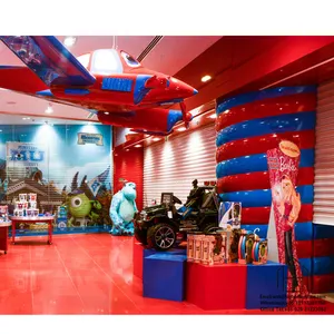 Attractive Gift Kiosk Toys Showcase Display Rack Creative Children Toys Kiosk Mall Design For Sale