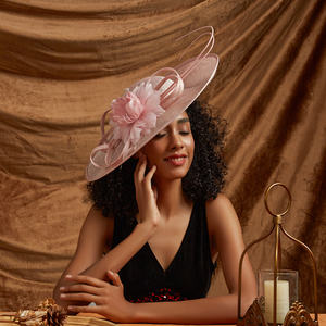 أحدث تخفيضات هائلة قبعات الكنيسة المثالية حفلة فاسكيتر كنتاكي ديربي قبعات مأدبة الساتان قماش للنساء الزفاف - Product Image 5
