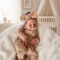 20 Zoll Lebensechte Reborn-Babypuppe aus Weichem Vinyl Realistische Neugeborenen-Puppe Spielzeug für Kinder Geschenk Großhandel Individuell Anpassbar