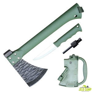 Hache multifonctionnelle pour la lutte contre les incendies, le camping, l'abattage, les kits de <span class=keywords><strong>survie</strong></span>, l'équipement et le démarreur de feu, hachette tactique portable pour l'aventure - Product Image 1