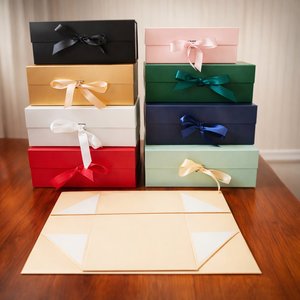 Offre Chaude Vente en Gros Boîte Cadeau en Carton Pliante à Couvercle Magnétique avec Logo Personnalisé, Boîtes en Papier pour Vêtements, Perruques, Chapeaux, Cosmétiques - Product Image 5