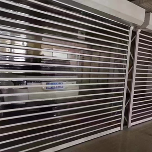 <span class=keywords><strong>Porte</strong></span> à enroulement transparente commerciale en cristal, design graphique moderne en plastique, isolation thermique, <span class=keywords><strong>porte</strong></span> verticale - Product Image 2