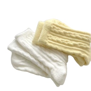 Women Fleece Lined Thick Socks Mid Calf Solid Color Candy Tone Warm Thermo Floor Socks Ins Style - Product Image 5