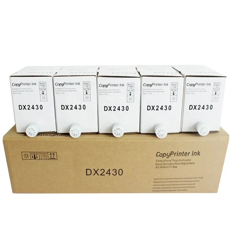 Compatible Ricoh DX2330 DX2430 CP6201 Priport Ink 500ml Black Premium Quality Comstar Ink Factory Wholesale Price