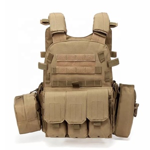 Gilet Tattico Mimetico QXMOVING per Caccia e Campeggio, in Oxford con Sistema MOLLE, Impermeabile con Cintura Ammortizzata, Unisex - Product Image 1