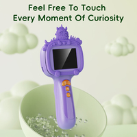 Caméra endoscopique portable étanche IP67, caméra de visée flexible pour enfants avec écran IPS de 2,4 pouces