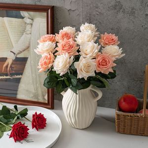 Fleurs artificielles Timo, roses en soie au toucher naturel, décoration de mariage et de maison - Product Image 4