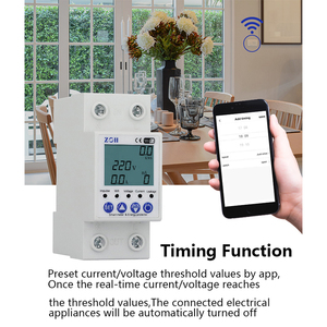Interruptor Inteligente Tuya para Hogar Inteligente Monofásico 230V Protector de Energía con Voltaje Ajustable y Control WIFI Relé de CA 50Hz - Product Image 4
