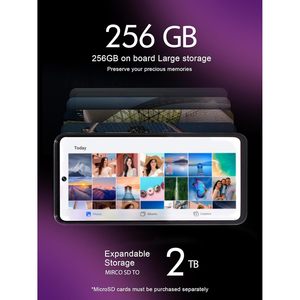 Teléfono Inteligente Desbloqueado T-Mobile Revvl 7 Pro 5G, 256 GB, Azul Azurita, Pantalla FHD de 6.5 Pulgadas y 120 Hz, Android 13, Ocho Núcleos, 8 GB de RAM - Product Image 6