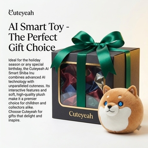 Peluche de Perro <span class=keywords><strong>Shiba</strong></span> Inu con IA, Juguete de Regalo para Niños, Muñeco Inteligente que Habla, Sorpresa de Cumpleaños - Product Image 1