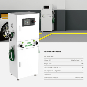 Rectifieuse à sec sans poussière haute puissance 2200W pour automobiles, <span class=keywords><strong>carrosserie</strong></span> à double <span class=keywords><strong>station</strong></span> de qualité industrielle et réparation de <span class=keywords><strong>peinture</strong></span> - Product Image 2