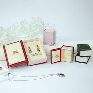 Boîte à bagues portable de style vintage en forme de livre, emballage de luxe en papier, boîte à bijoux réutilisable pour la Saint-Valentin, vente en gros <span class=keywords><strong>OMD</strong></span> - Product Image 2