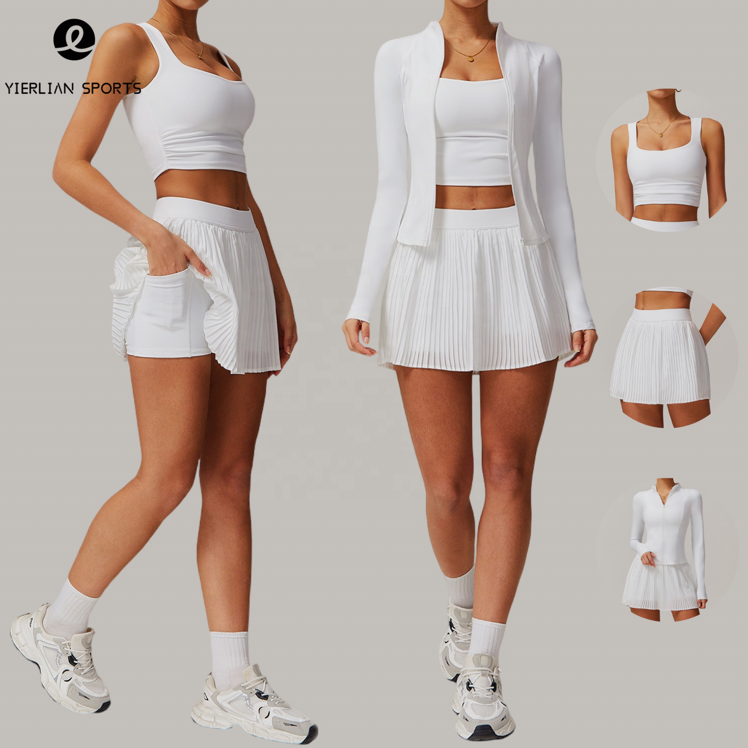 Uniforme Vestimenta De Tenistas Mujeres Atuendo De Tenis Para